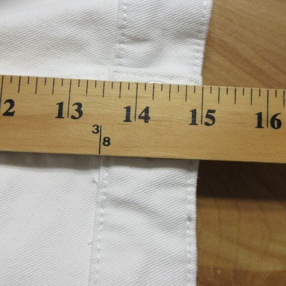 TERRA & SKY High Rise Straight Leg Jeans Plus Sz 26W Vivid White Core Denim NWT - Picture 10 of 12